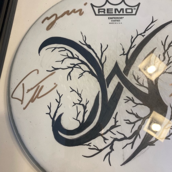 Rare Remo rock band drum skin in frame - Picture 4 of 5